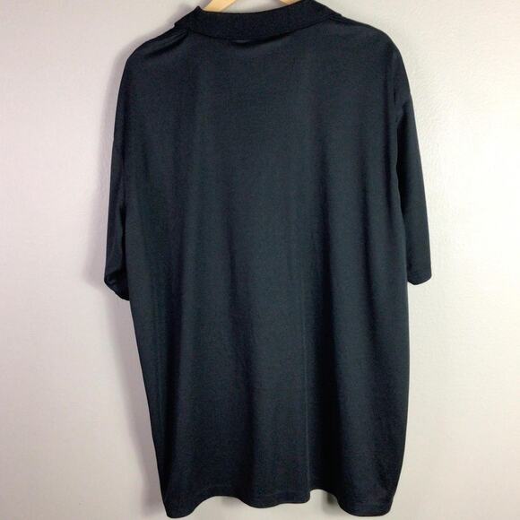 GrubHub Employee Work Uniform polo shirt Black White 3XL XXXL - Picture 4 of 4